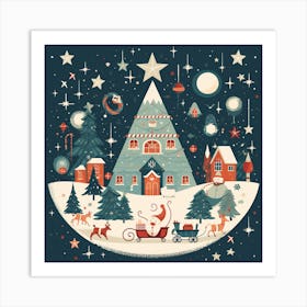 Christmas Card 4 Art Print