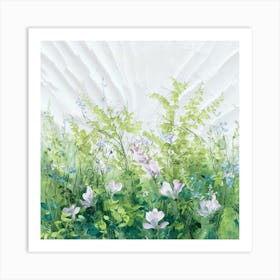 Flowers Illustration 2 Art Print