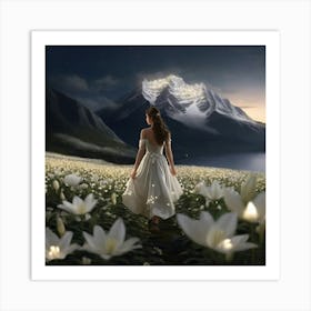 LILY ANGEL Art Print