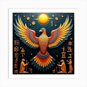 Egyptian Phoenix 2 Art Print