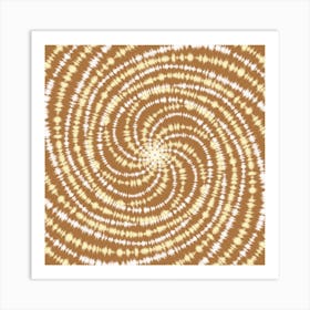 Spiral Tie Dye Art Art Print