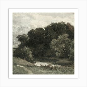 Riverside Scene 5 Art Print