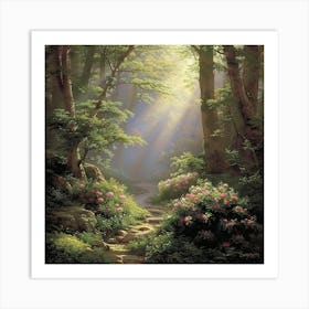 Path Of Light Art Print