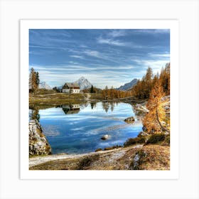 Lake In The Mountains Art Print