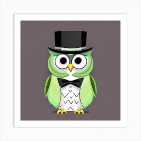 Adorable Owl Art Print