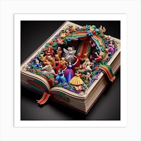 story on book Art Print