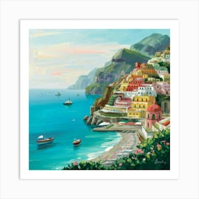 Positano 1 Art Print