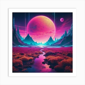 Future Landscape Art Print