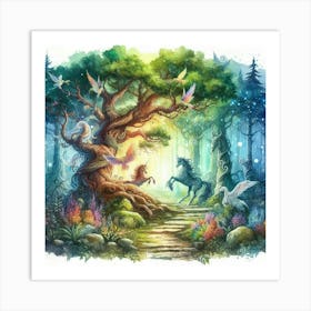 Fairytale Forest 10 Art Print