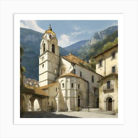 Kirche In Cassone, Gustav Klimt 4 Art Print