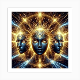 Divine Inspiration: Channeling Spiritual Wisdom into Artistic Creations Art Print