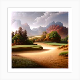 Lovely Landscape 1 Art Print