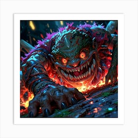 Demon Monster Art Print