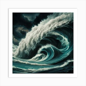 Stormy Sea Art Print