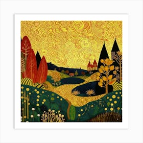 Autumn Landscape Art Print