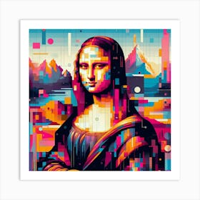 Mona Lisa 6 Art Print