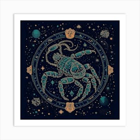 Zodiac Sign Art Print