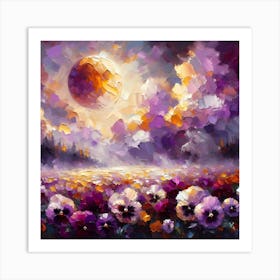 Pansies Art Print