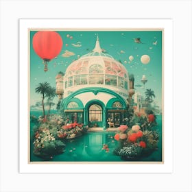 The Garden House Art Print