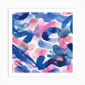 Abstract Watercolor Painting 58 Art Print