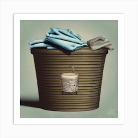 Laundry Basket 1 Art Print