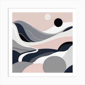 Abstract Landscape Painting 7 Art Print