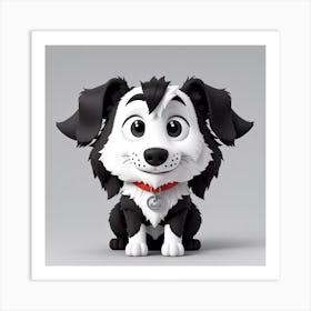 Border Collie Art Print