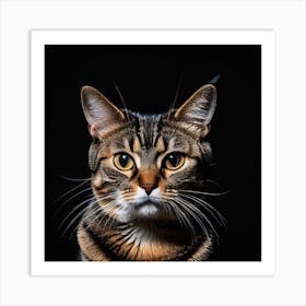 Bengal Cat Portrait 1 Art Print