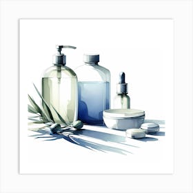 Beauty Products Art Print