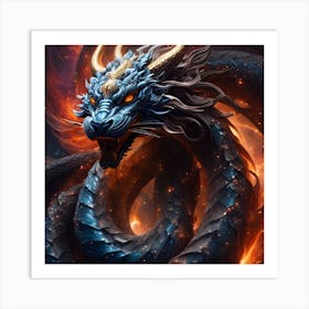 Dragon Of Fire Art Print