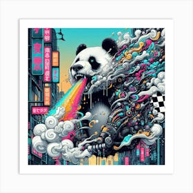 Panda Bear 8 Art Print