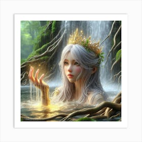 Water Girl Art Print