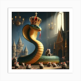 King Cobra Art Print