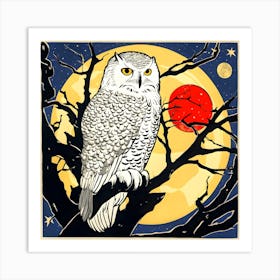 Snowy Owl Art Print