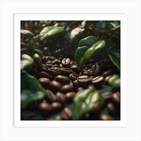 Coffee Beans 158 Art Print