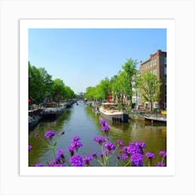 Amsterdam Canal Art Print