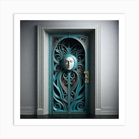 Door With A Face Art Print