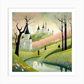 Fairytale Castle Art Print