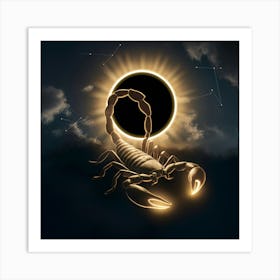 Scorpion In The Sky 3 Art Print