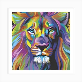 Lion Painting Art Print