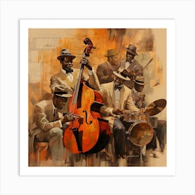 Jazz Musicians 31 Art Print