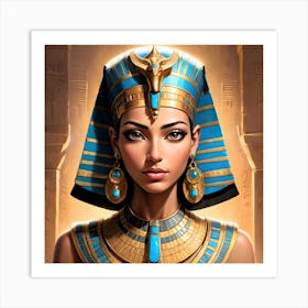 Cleopatra Portrait Artwork 5 Art Print