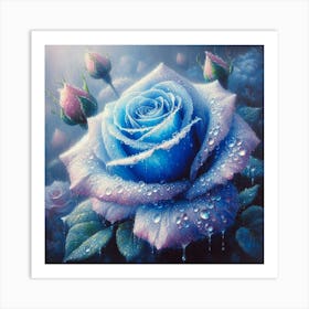 Blue Rose 2 Art Print