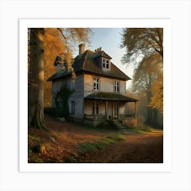 Old House In The Woods Art Print