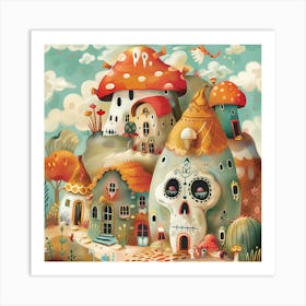 Sugar Skulls Art Print