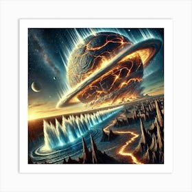 Exulon Tidal Force Generation Converted Art Print