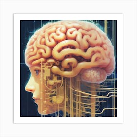 Woman'S Brain 3 Art Print