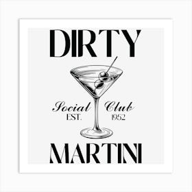 Dirty Martini Art Print