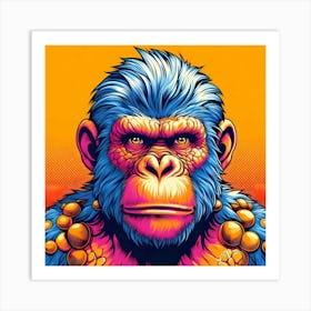 Ape pop Art Print