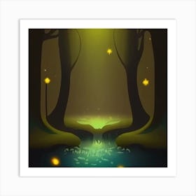 Forest 8 Art Print